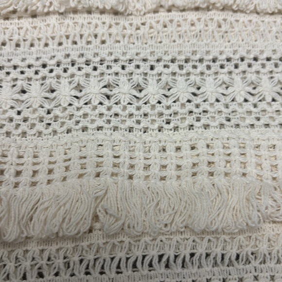 JOIE BNWT Boho Fringe Crochet Top - Picture 8 of 10